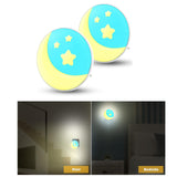 Maxbell 2Pcs Plug evening wall Mounted Environmental Friendly for Kitchen Yellow