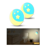 Maxbell 2Pcs Plug evening wall Mounted Environmental Friendly for Kitchen Yellow