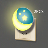 Maxbell 2Pcs Plug evening wall Mounted Environmental Friendly for Kitchen Yellow