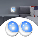 Maxbell 2Pcs Plug evening wall Mounted Environmental Friendly for Kitchen White