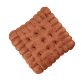 Maxbell Plush Back Cushions Mat Biscuit Shape Thicken Furniture for Living Room Yoga Brown