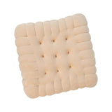 Maxbell Plush Back Cushions Mat Biscuit Shape Thicken Furniture for Living Room Yoga Beige