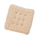 Maxbell Plush Back Cushions Mat Biscuit Shape Thicken Furniture for Living Room Yoga Beige