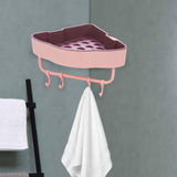 Maxbell Corner Shelves Drainage Hole Wall Mounted for Shower Kitchen