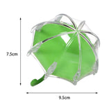 Maxbell 12 Pieces Umbrella Shape Creative Candy Boxes for Halloween Party Favors Green