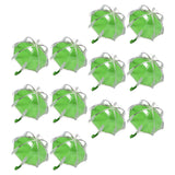 Maxbell 12 Pieces Umbrella Shape Creative Candy Boxes for Halloween Party Favors Green