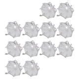 Maxbell 12 Pieces Umbrella Shape Creative Candy Boxes for Halloween Party Favors White