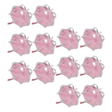Maxbell 12 Pieces Umbrella Shape Creative Candy Boxes for Halloween Party Favors Pink