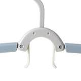 Maxbell Adjustable Foldable Clothes Hanger Clothespin for Underwear Scarf Gray