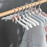 Maxbell Adjustable Foldable Clothes Hanger Clothespin for Underwear Scarf Gray