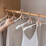 Maxbell Adjustable Foldable Clothes Hanger Clothespin for Underwear Scarf Gray