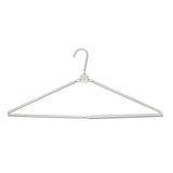 Maxbell Collapsible Clothing Hanger Wardrobe Organizer Portable for Home Balcony Siliver