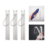 Maxbell Collapsible Clothing Hanger Wardrobe Organizer Portable for Home Balcony Siliver