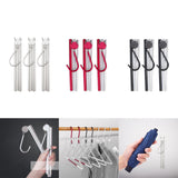 Maxbell Collapsible Clothing Hanger Wardrobe Organizer Portable for Home Balcony Siliver