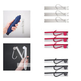 Maxbell Collapsible Clothing Hanger Wardrobe Organizer Portable for Home Balcony Siliver