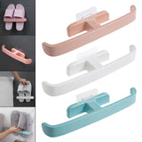 Maxbell Bathroom Towel Slipper Hanging Rack Self Adhesive Wall Mounted Accessories Pink