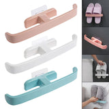 Maxbell Bathroom Towel Slipper Hanging Rack Self Adhesive Wall Mounted Accessories Pink