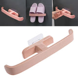 Maxbell Bathroom Towel Slipper Hanging Rack Self Adhesive Wall Mounted Accessories Pink