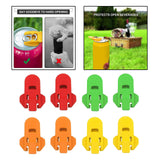Maxbell 8Pcs Beverage Can Opener Beverage Can Protector for Kitchen Cookouts Home