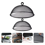 Maxbell 2 Pieces Mesh Iron Food Covers Food Domes Dust Covers Home Kitchen Use