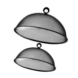 Maxbell 2 Pieces Mesh Iron Food Covers Food Domes Dust Covers Home Kitchen Use
