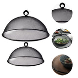 Maxbell 2 Pieces Mesh Iron Food Covers Food Domes Dust Covers Home Kitchen Use