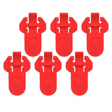 Maxbell Portable Manual Beverage Can Opener for Cookouts Protect Cold Drinks Red