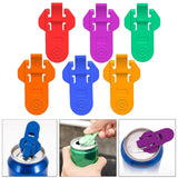 Maxbell Portable Manual Beverage Can Opener for Cookouts Protect Cold Drinks Red