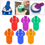 Maxbell Portable Manual Beverage Can Opener for Cookouts Protect Cold Drinks Red