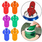 Maxbell Portable Manual Beverage Can Opener for Cookouts Protect Cold Drinks Red
