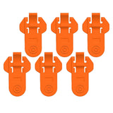 Maxbell Portable Manual Beverage Can Opener for Cookouts Protect Cold Drinks Orange