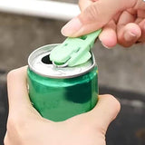 Maxbell Portable Manual Beverage Can Opener for Cookouts Protect Cold Drinks Green