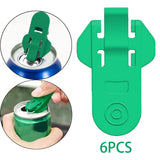 Maxbell Portable Manual Beverage Can Opener for Cookouts Protect Cold Drinks Green