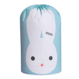 Maxbell Storage Bag Clothes Blanket Toys Container Bucket Organizer for Quilt Blue