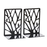 Maxbell 2 Pieces Book Ends Metal Stationery for Bookcase Book Shelves Document