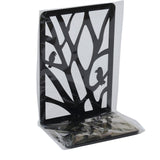 Maxbell 2 Pieces Book Ends Metal Stationery for Bookcase Book Shelves Document