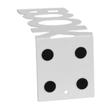 Maxbell 2 Pieces Metal Bookends Non Skid Book Stoppers for Stationery Desk School