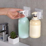 Maxbell Self Adhesive Shampoo Dispenser Bottle Rack for Bathroom Toilet Kitchen