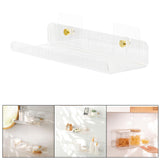 Maxbell No Drilling Shower Shelf Shampoo Spices Holder for Wall Bathroom Kitchen vertical grain 30cm