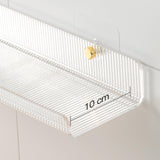 Maxbell No Drilling Shower Shelf Shampoo Spices Holder for Wall Bathroom Kitchen vertical grain 30cm