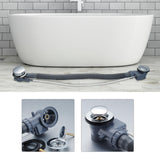 Maxbell Bath Waste with Overflow Pipe Concealed for Waste Drain