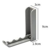 Maxbell Foldable Clothes Drying Rack Hanger Wall Mounted for Living Room Entryway Gray