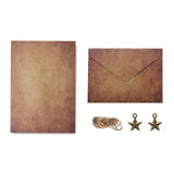 Maxbell Letter Writing Paper and Envelopes Set and Charms for Craft Map Writing