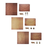 Maxbell Letter Writing Paper and Envelopes Set and Charms for Craft Map Writing