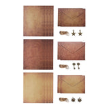 Maxbell Letter Writing Paper and Envelopes Set and Charms for Craft Map Writing