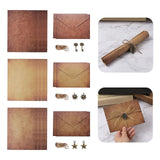 Maxbell Letter Writing Paper and Envelopes Set and Charms for Craft Map Writing