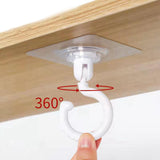 Maxbell Multifunctional Hooks Hanger Towel Holder for Kitchen Living Room Bathroom