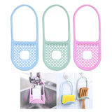 Maxbell Sponge Storage Rack Dish Cloth Bathroom Storage Holder for Sponge Brush blue