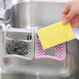 Maxbell Sponge Storage Rack Dish Cloth Bathroom Storage Holder for Sponge Brush pink