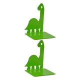 Maxbell 2 Pieces Dinosaur Shape Bookends Stationery Multipurpose for Study Dormitory